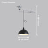 WOMO Glass Dome Offset Pendant Light-WM2591 thumbnail