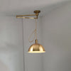 WOMO Glass Dome Offset Pendant Light-WM2591 thumbnail