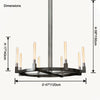 WOMO Candle Round Chandelier-WM2815 thumbnail