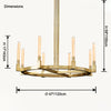 WOMO Candle Round Chandelier-WM2815 thumbnail