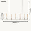 WOMO Candle Linear Chandelier-WM2816 thumbnail