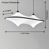 WOMO Flying Saucer Acrylic Chandelier-WM2820 thumbnail