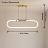 WOMO Oval Led Chandelier-WM2821 thumbnail