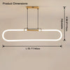 WOMO Oval Led Chandelier-WM2821 thumbnail