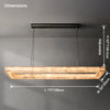 WOMO Rectangle Alabaster Chandelier-WM2822 thumbnail