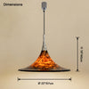 WOMO Lava Cone Rise Fall Pendant Light -WM2823 thumbnail