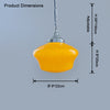 WOMO Schoolhouse Glass Pendant Light-WM2824 thumbnail