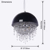 WOMO Dome Crystal Chandelier-WM2825 thumbnail