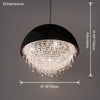WOMO Dome Crystal Chandelier-WM2825 thumbnail