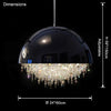 WOMO Dome Crystal Chandelier-WM2825 thumbnail