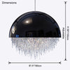 WOMO Dome Crystal Chandelier-WM2825 thumbnail