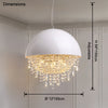 WOMO Dome Crystal Chandelier-WM2825 thumbnail