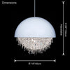 WOMO Dome Crystal Chandelier-WM2825 thumbnail