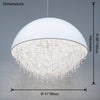 WOMO Dome Crystal Chandelier-WM2825 thumbnail
