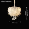 WOMO Crystal Bead Chandelier-WM2826 thumbnail