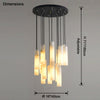WOMO Cascading Cylinder Alabaster Chandelier-WM2827 thumbnail