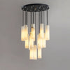 WOMO Cascading Cylinder Alabaster Chandelier-WM2827 thumbnail