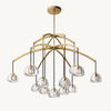 WOMO Multi Light Crystal Pendant Chandelier-WM2828 thumbnail