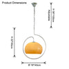 WOMO Dome Glass Adjustable Pendant Light-WM2834 thumbnail