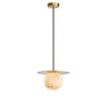WOMO Disc Globe Alabaster Pendant Light-WM2836 thumbnail