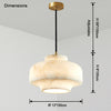 WOMO Drum Alabaster Pendant Light-WM2841 thumbnail