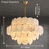 WOMO Tiered Alabaster Chandelier-WM2848 thumbnail