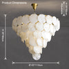 WOMO Grand Tiered Alabaster Chandelier-WM2850 thumbnail