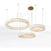WOMO 3 Rings Alabaster Chandelier-WM2857 thumbnail