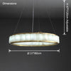 WOMO Bearing Circular Chandelier-WM2859 thumbnail