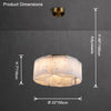 WOMO Modern Multi-Round Alabaster Chandelier-WM2860 thumbnail