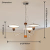 WOMO Mid Century Modern Arm Chandelier-WM2863 thumbnail