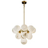 WOMO Tiered Alabaster Globe Chandelier-WM2867 thumbnail