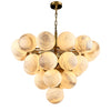 WOMO Tiered Alabaster Globe Chandelier-WM2867 thumbnail