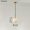 WOMO Irregular Alabaster Pendant Light-WM2868 thumbnail