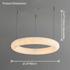 WOMO Alabaster Circle LED Chandelier-WM2873 thumbnail