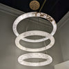 WOMO Alabaster Circular LED Chandelier-WM2874 thumbnail