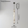 WOMO Alabaster Tube Dining Room Pendant Light-WM2882 thumbnail
