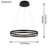 WOMO Circular Led Chandelier-WM2888 thumbnail