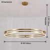 WOMO Circular Led Chandelier-WM2888 thumbnail