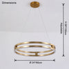 WOMO Circular Led Chandelier-WM2888 thumbnail