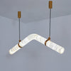 WOMO Pipe Linear Alabaster Pendant Light-WM2889 thumbnail