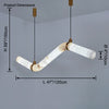 WOMO Liberty Curved Alabaster Pendant Light-WM2890 thumbnail