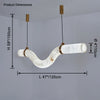 WOMO Liberty Curved Alabaster Pendant Light-WM2891 thumbnail