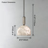 WOMO Oki Alabaster Pendant Light-WM2899 thumbnail