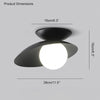 WOMO Frosted Glass Globe Asymmetrical Ceiling Light-WM1021 thumbnail