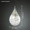 WOMO Alabaster Raindrop Pendant Light-WM2901 thumbnail