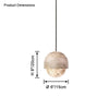 WOMO Alabaster Globe Pendant Light-WM2903 thumbnail