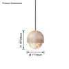 WOMO Alabaster Globe Pendant Light-WM2903 thumbnail