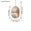 WOMO Alabaster Globe Pendant Light-WM2904 thumbnail