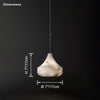 WOMO Cone Alabaster Pendant Light-WM2905 thumbnail